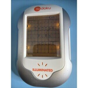 Vintage Sudoku Illuminated Handheld Electronic Game - Techno Source 2006